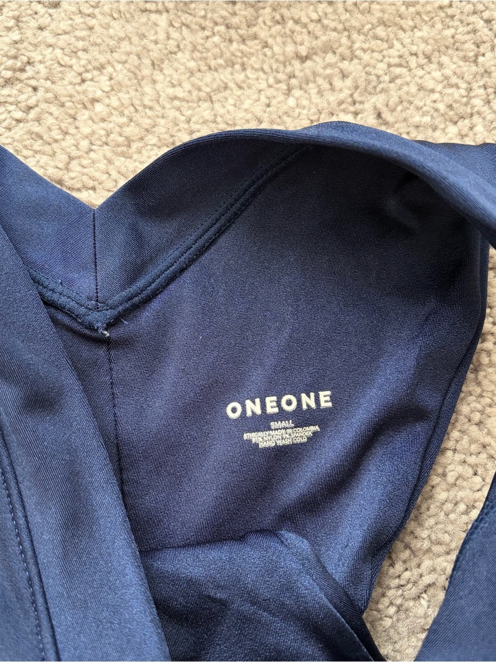 OneOne Navy Triangle Bikini Set - Picture 3 of 5